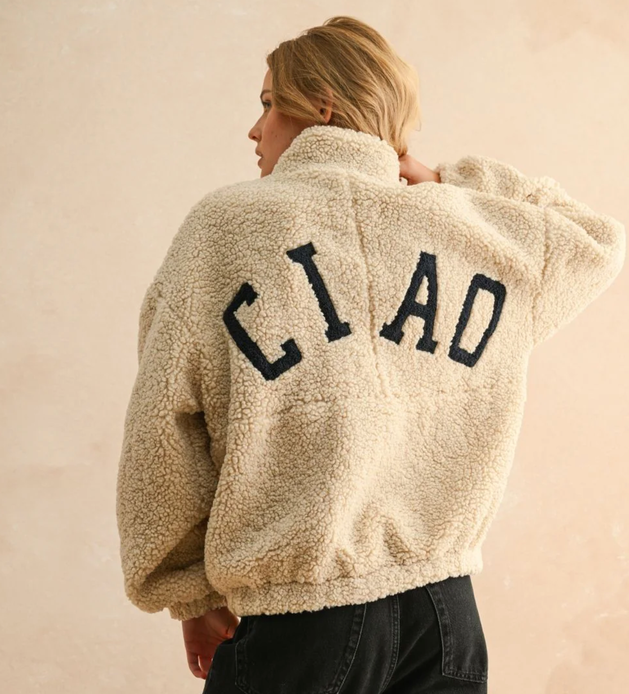 Half Zip Sherpa Pullover