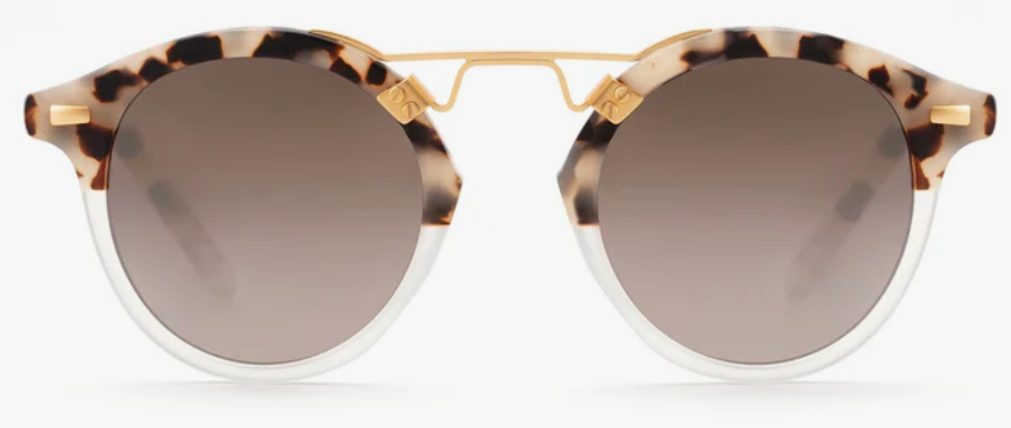 ST. LOUIS - Matte Oyster to Crystal 24K Mirror Polarized