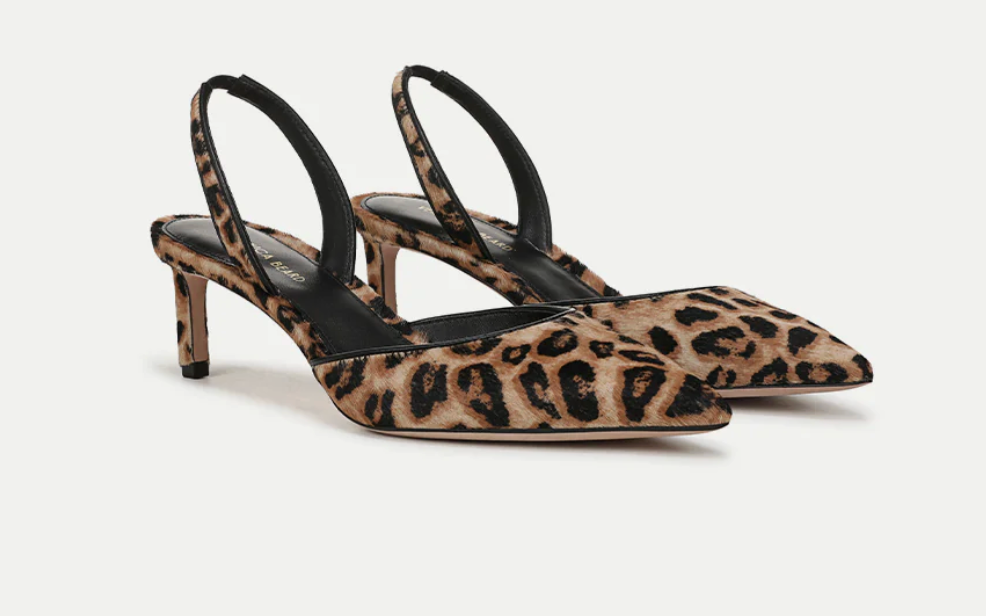 Caroline Suede Slingback Pump