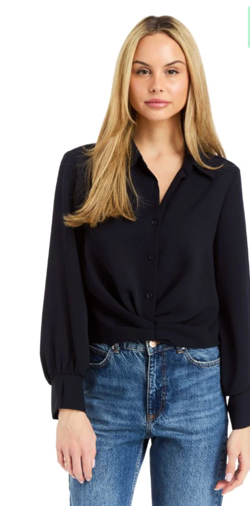 Nick Blouse Stretch Satin