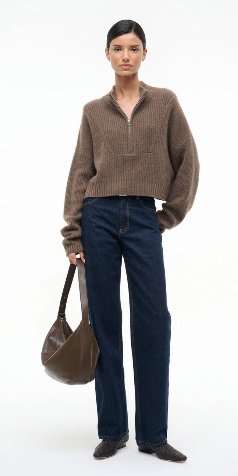Cropped Hampton Cashmere Sweater