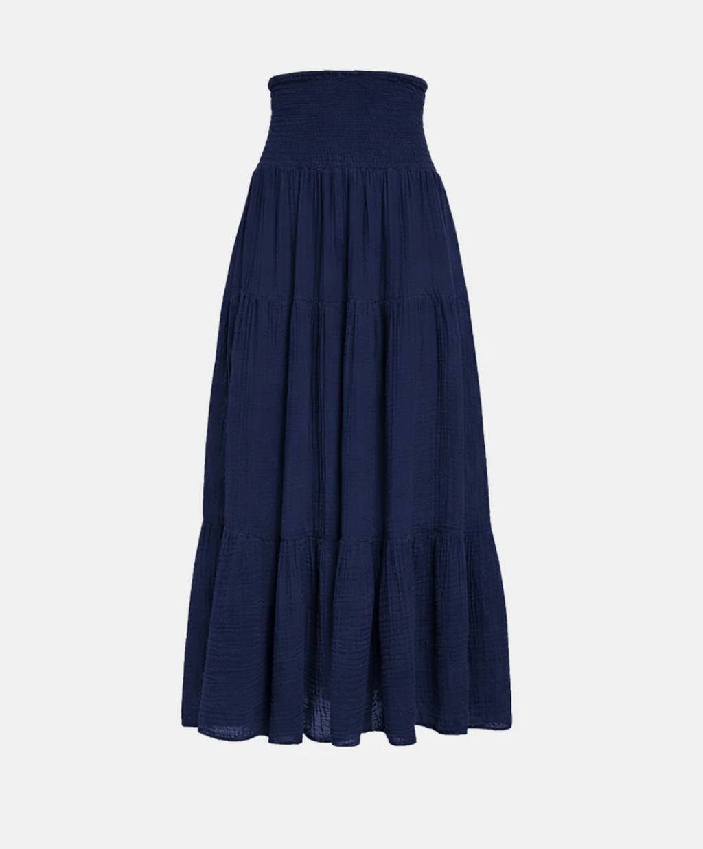 Smock Maxi Gauze Skirt