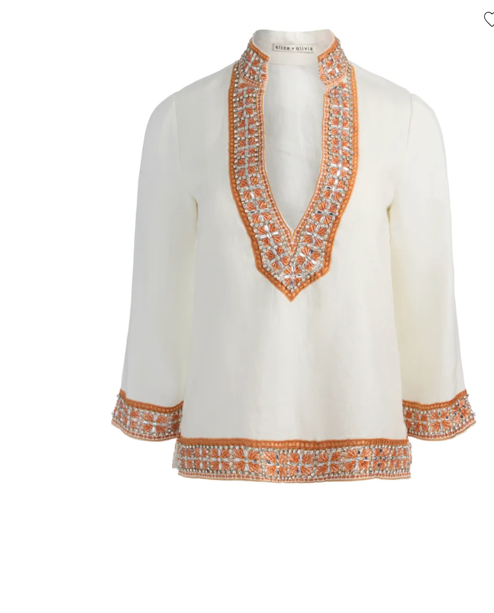 Eleonora Embellished Tunic Top
