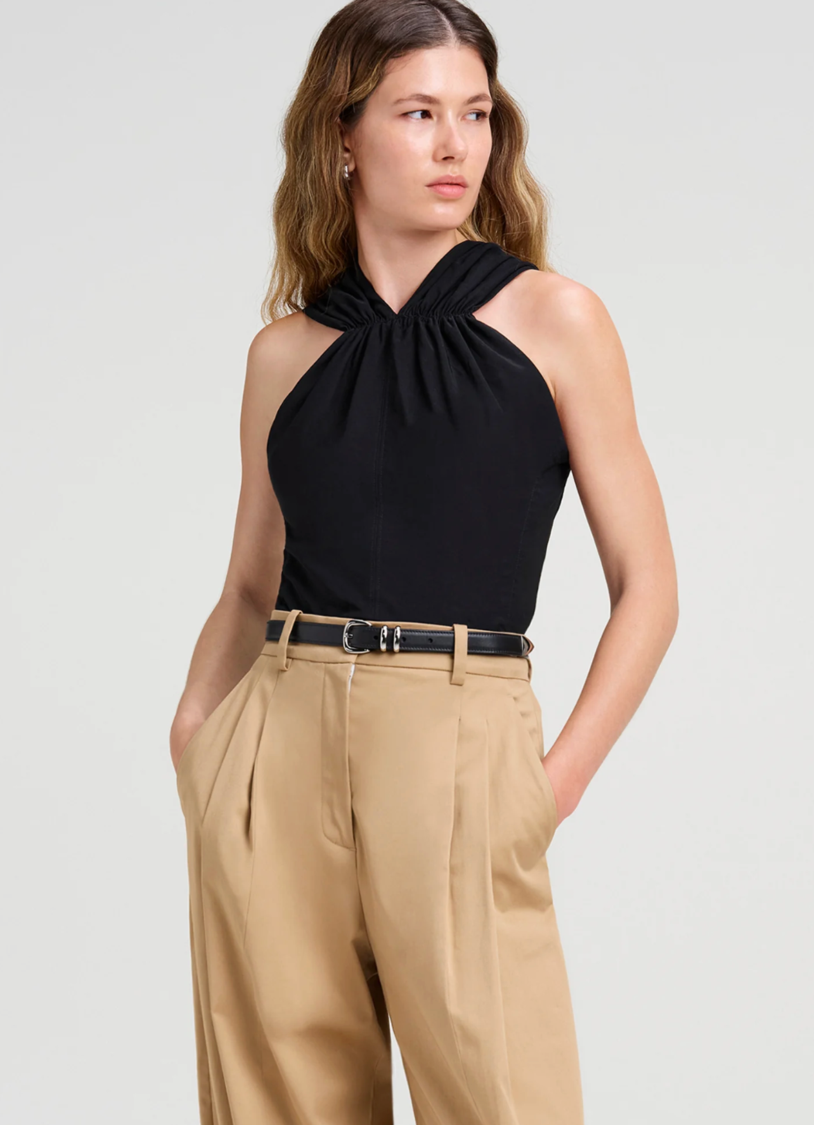 Elouise Stretch Linen Top