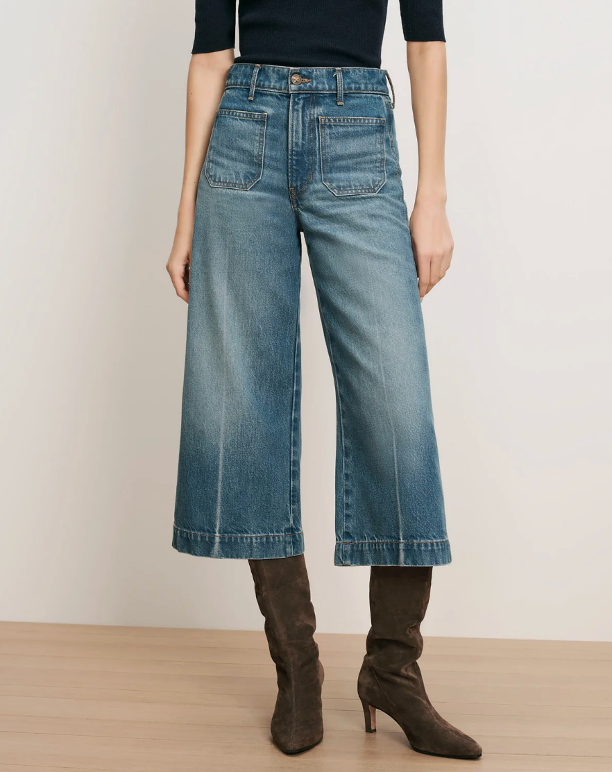 Marlowe Patch-Pocket Culotte