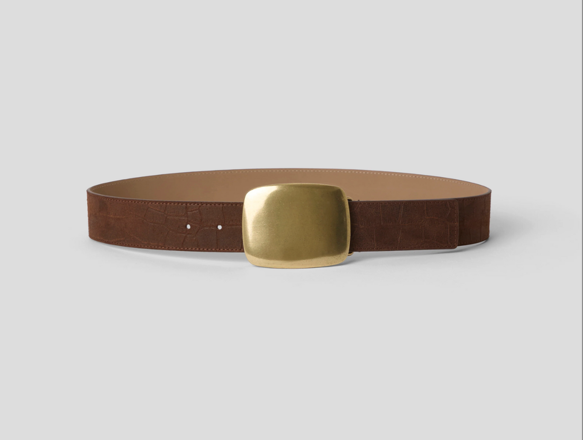 Leighton Croco Suede