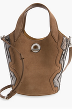 ￼Snake Embossed Anchor Bag