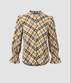Ashlynn Plaid Blouse