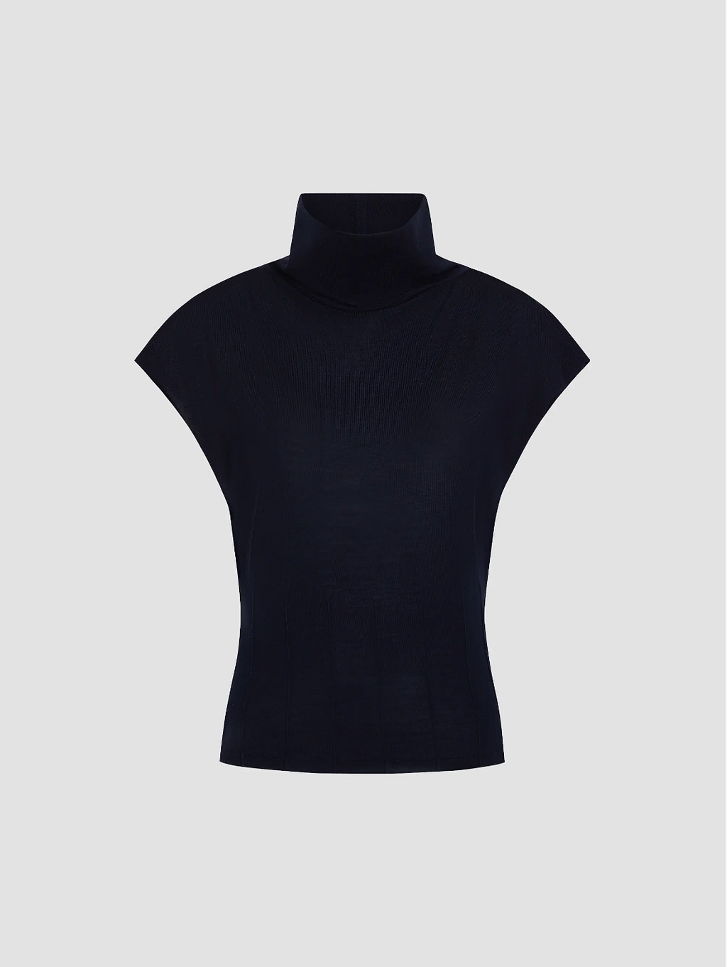 Funnel Neck Sleeveless Top