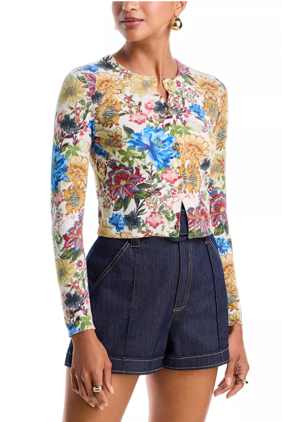 Carson Printed Cardigan