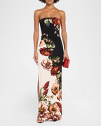 Delora Strapless Midi Dress