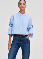 Maude Cropped Cotton Shirt