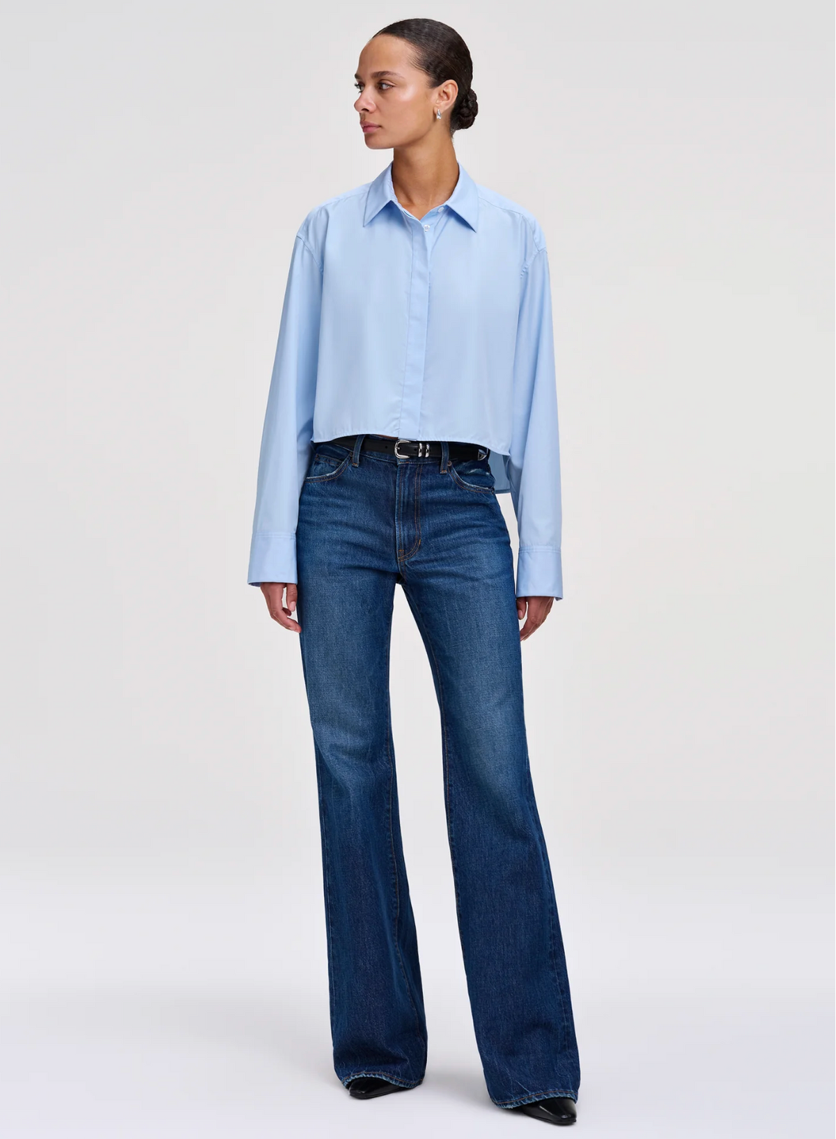 Maude Cropped Cotton Shirt