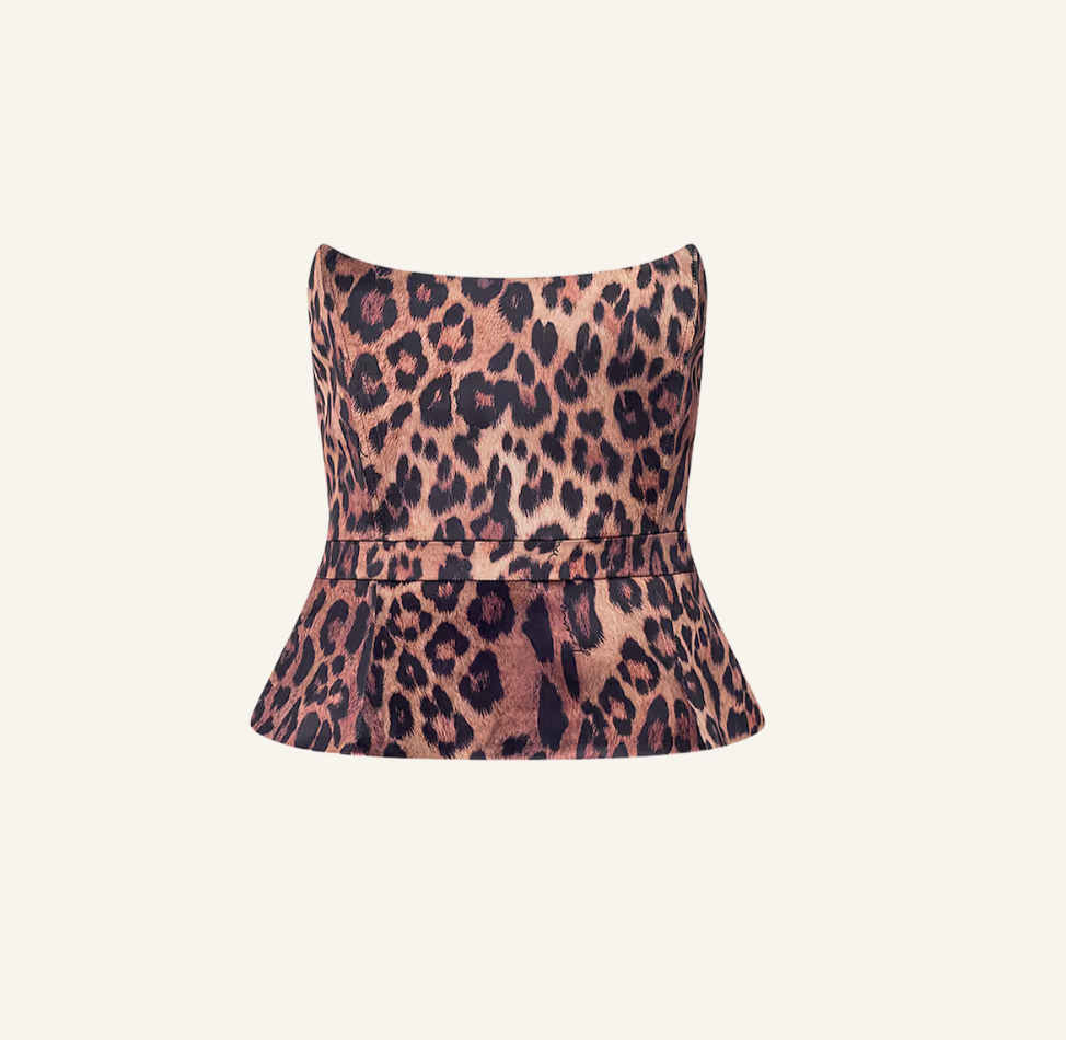 Meliora Corset Peplum Top