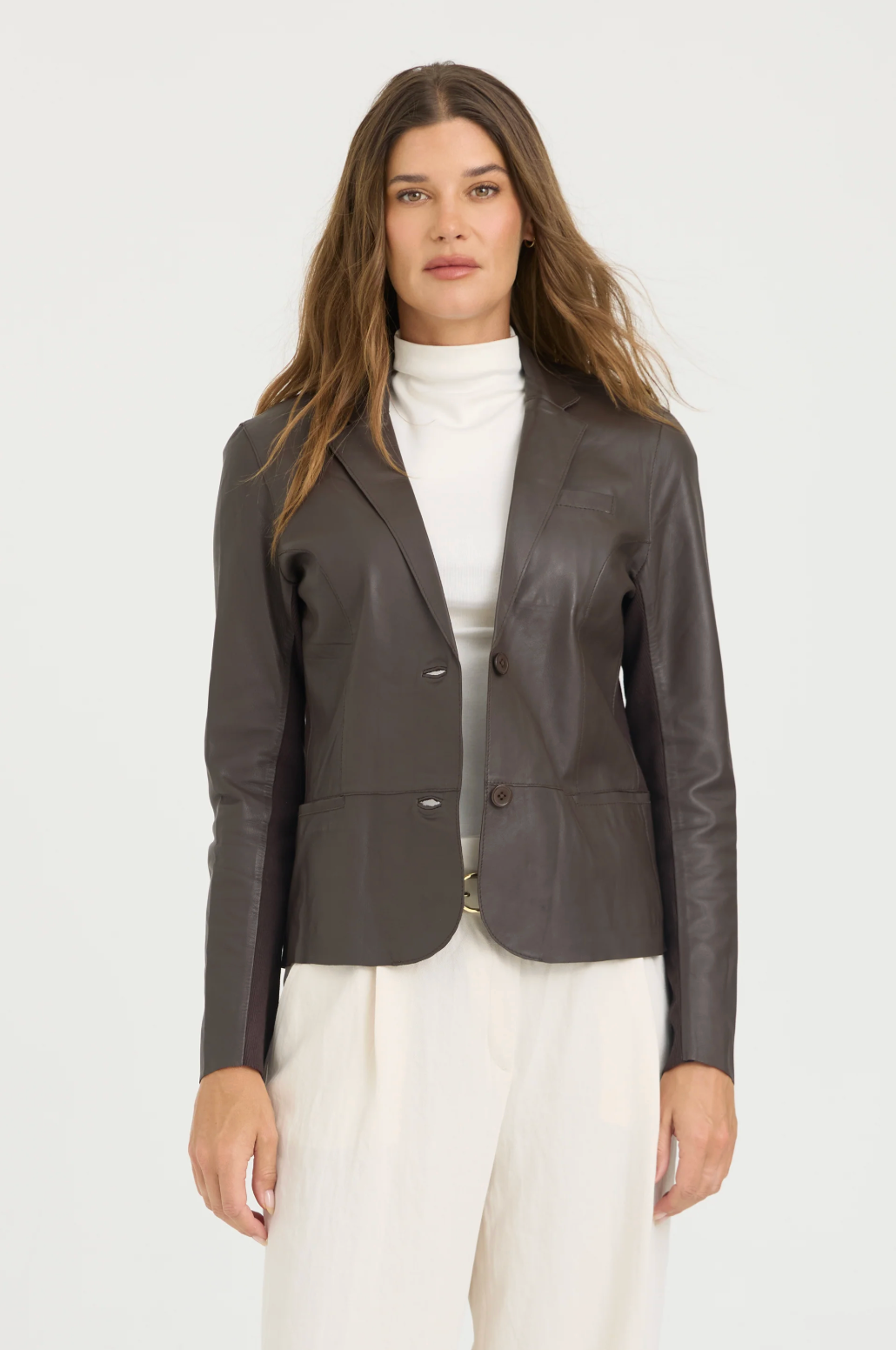 Allison Burnished Leather Jacket