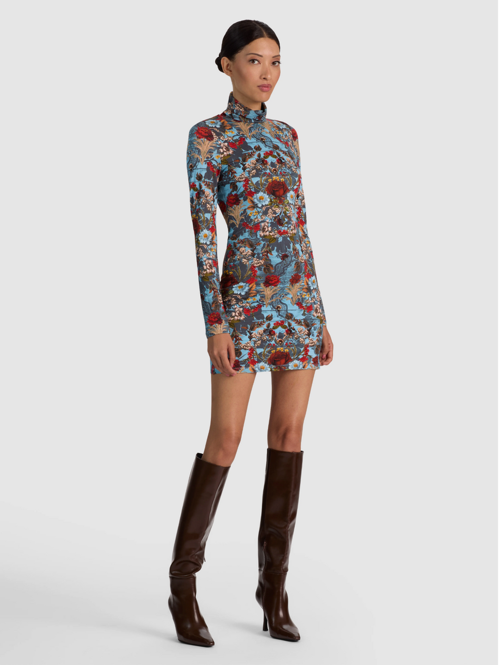 Delora Turtleneck Mini Dress