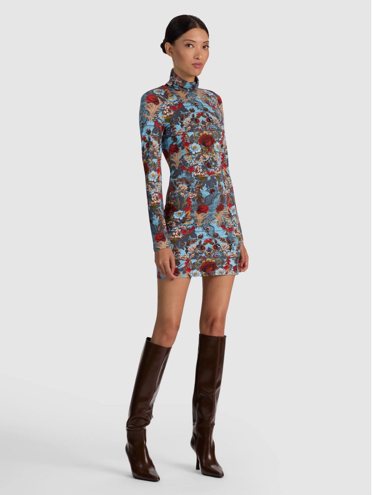 Delora Turtleneck Mini Dress