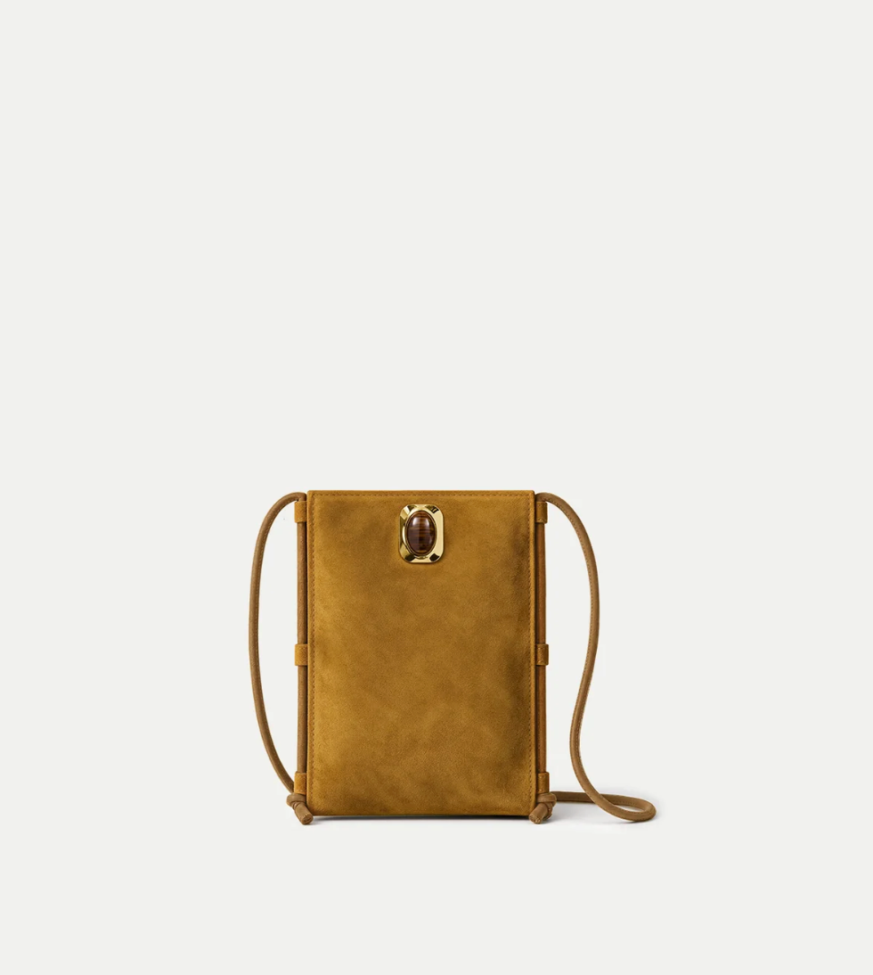 Stone Embellished Tether Bag