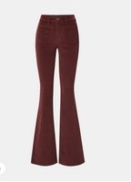 Beverly Corduroy Skinny-Flare Pant