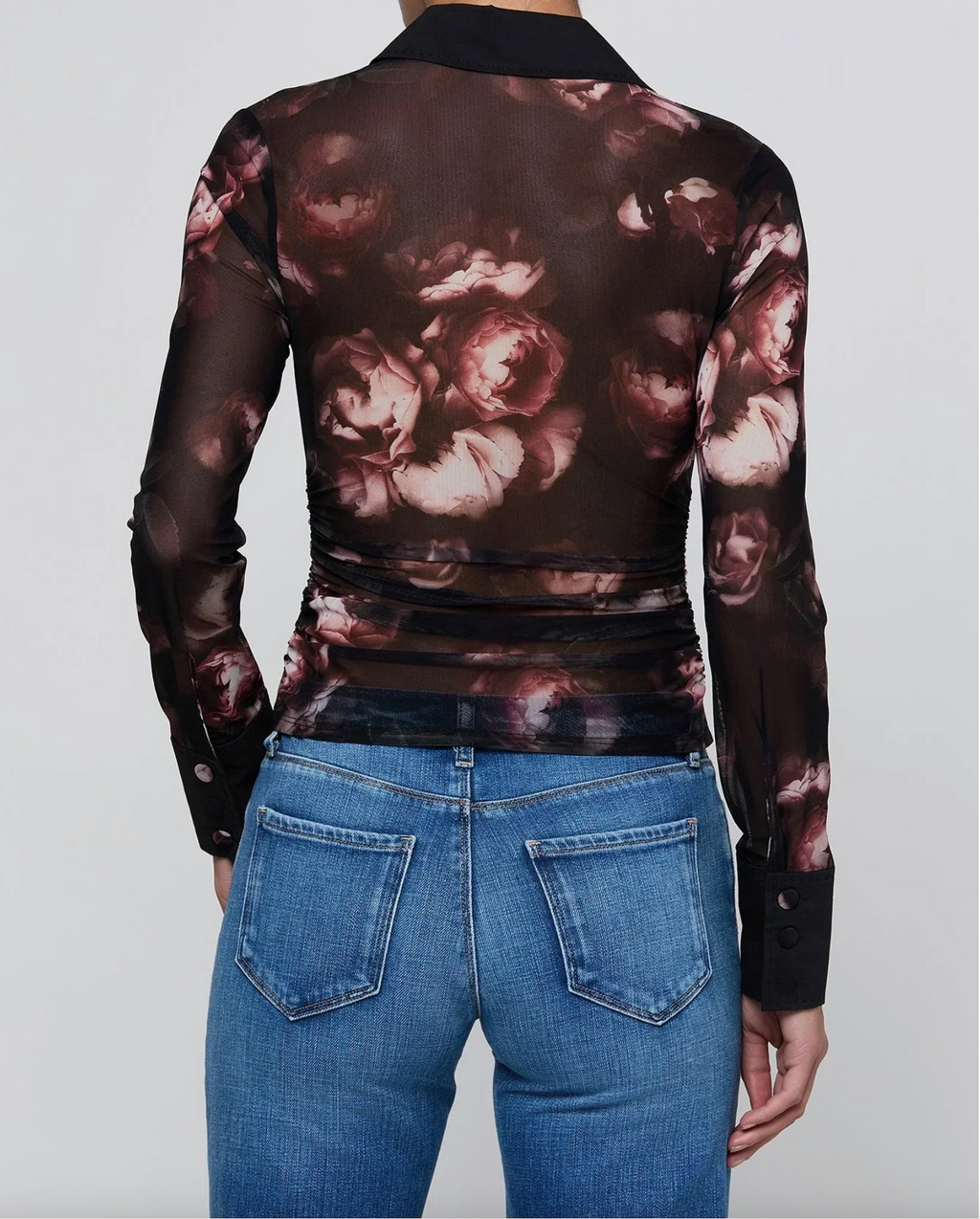 Isola Mesh Button Up