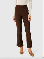 Jackie Leather Ankle Flare