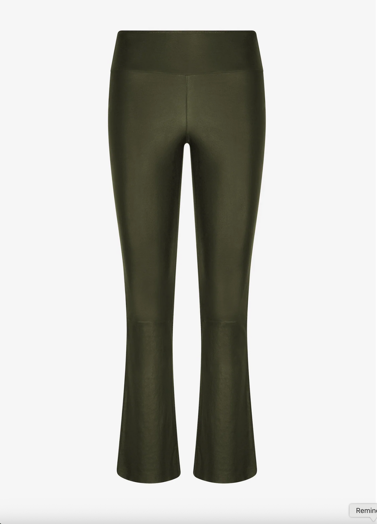 Jackie Leather Ankle Flare