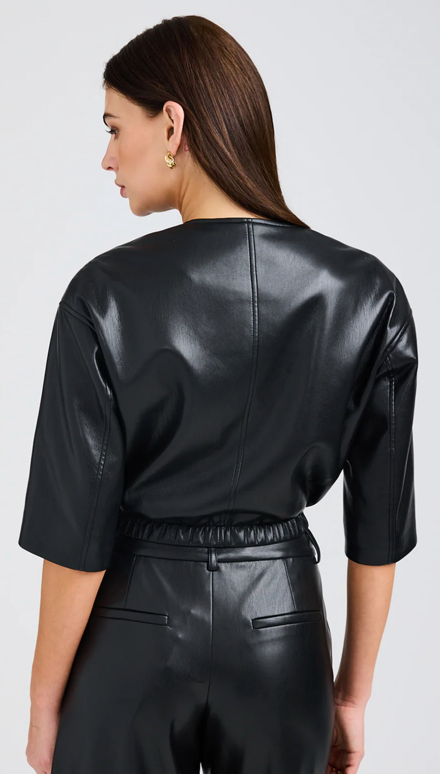 Brando Vegan Leather Bomber