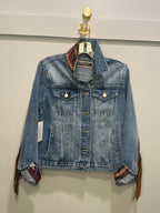 Denim Jacket with Fringe
