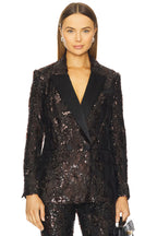 Sevyn Sequin Tuxedo Jacket
