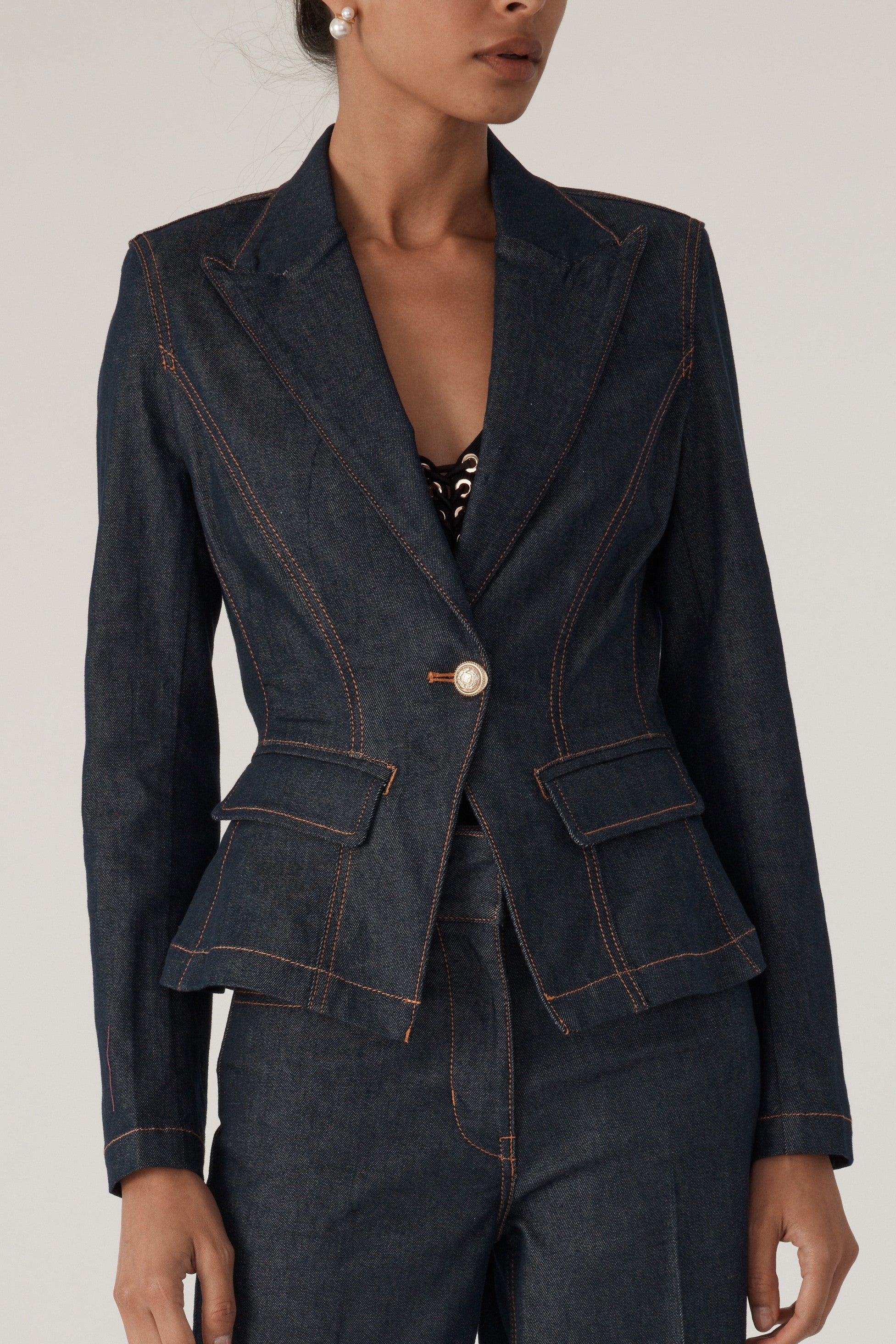 Mara Sheen Denim Jacket