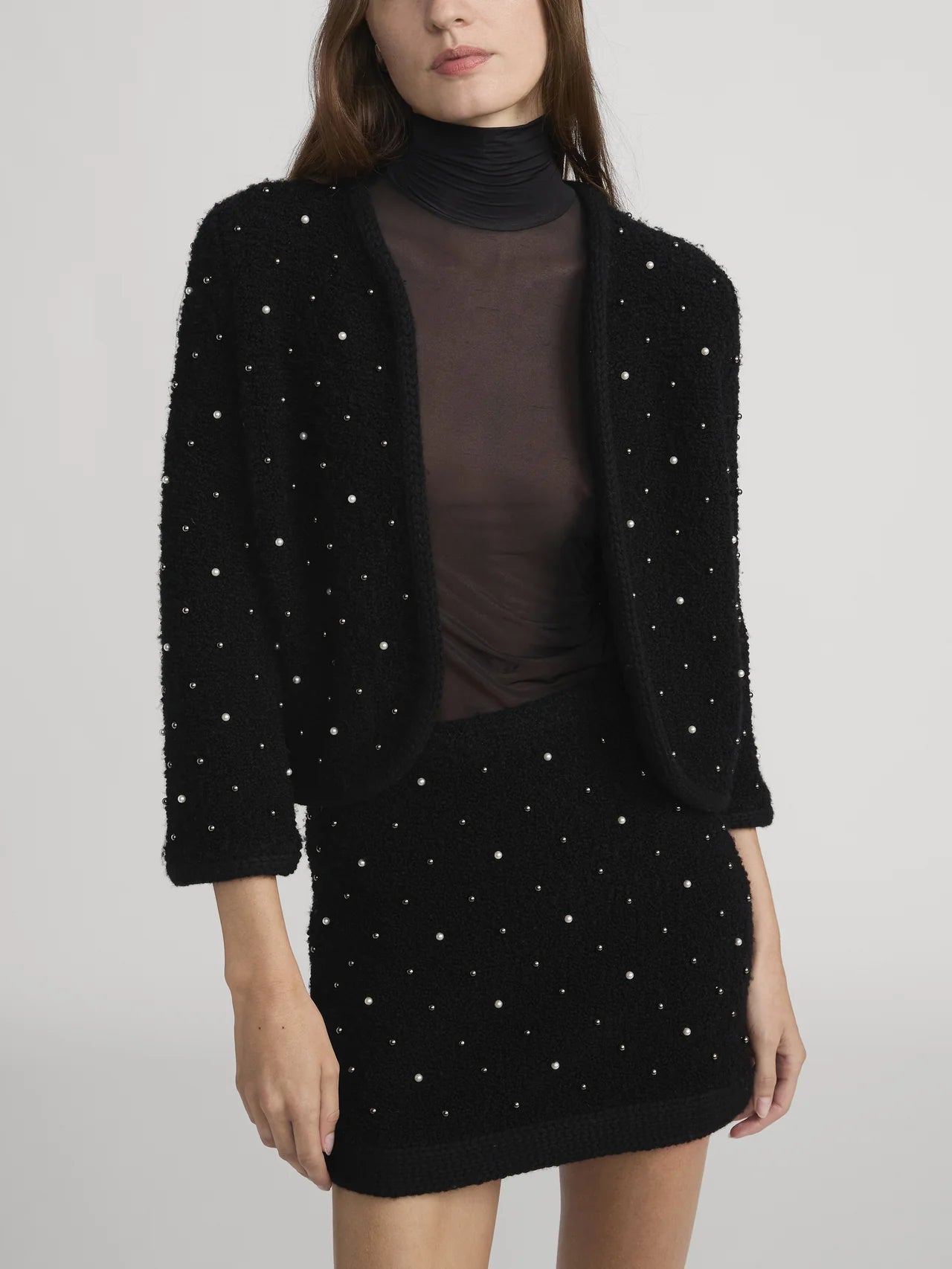 The Embellished Jacket Black