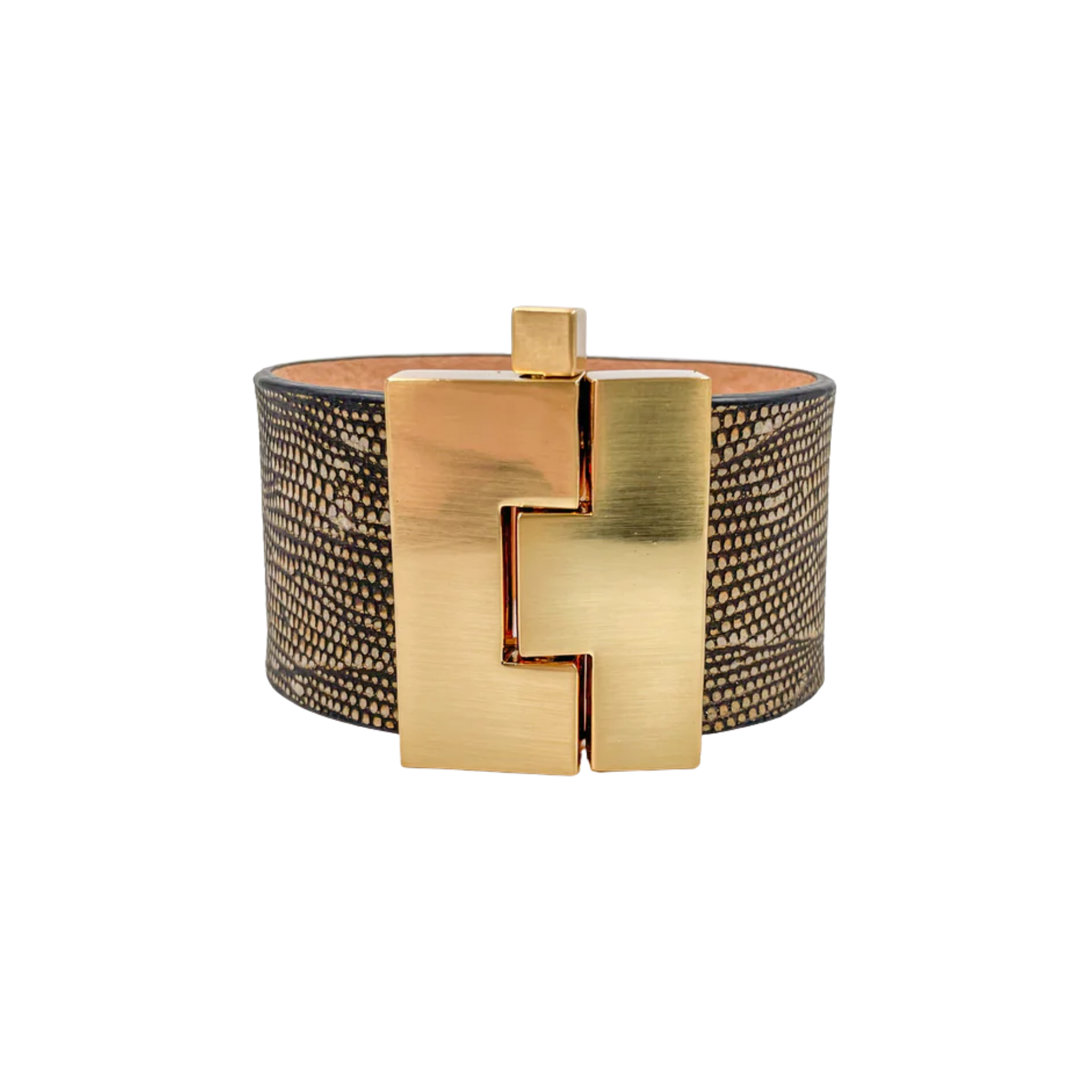 Wide Exotics Jigsaw Cuff