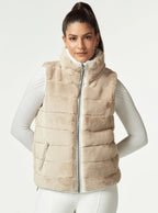 Adventurer Puffer Reversible Faux Fur Vest