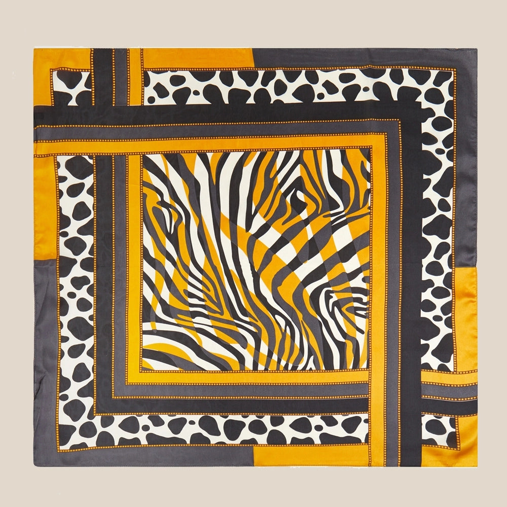Abstract Animal Print Scarf