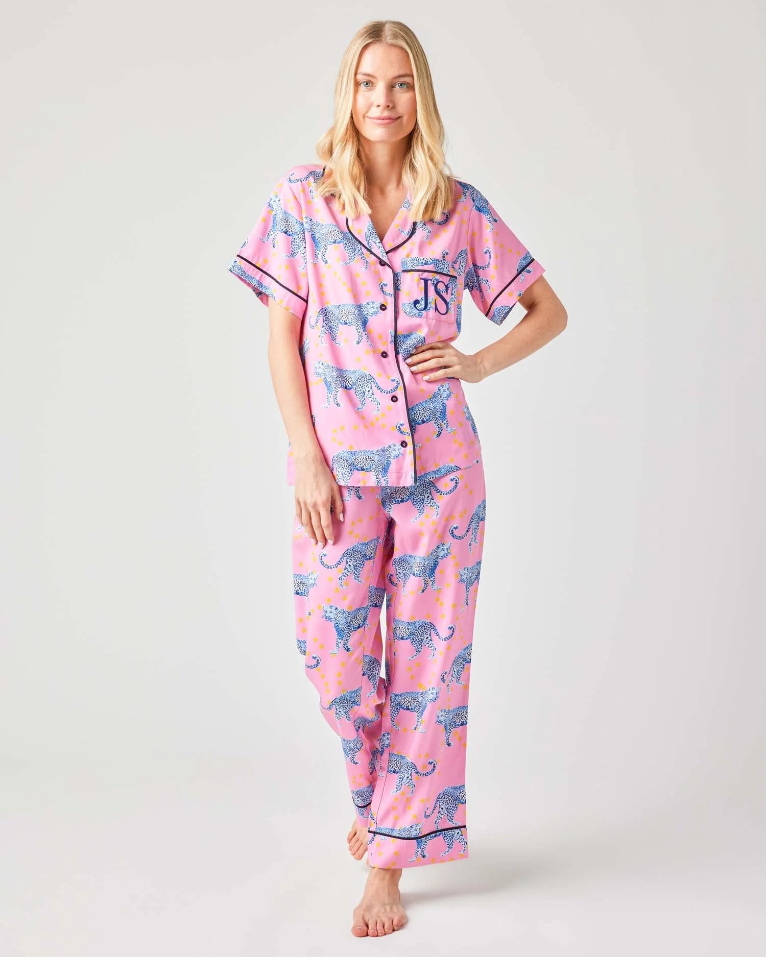 Cosmic Cheeta Pajama Pants Set