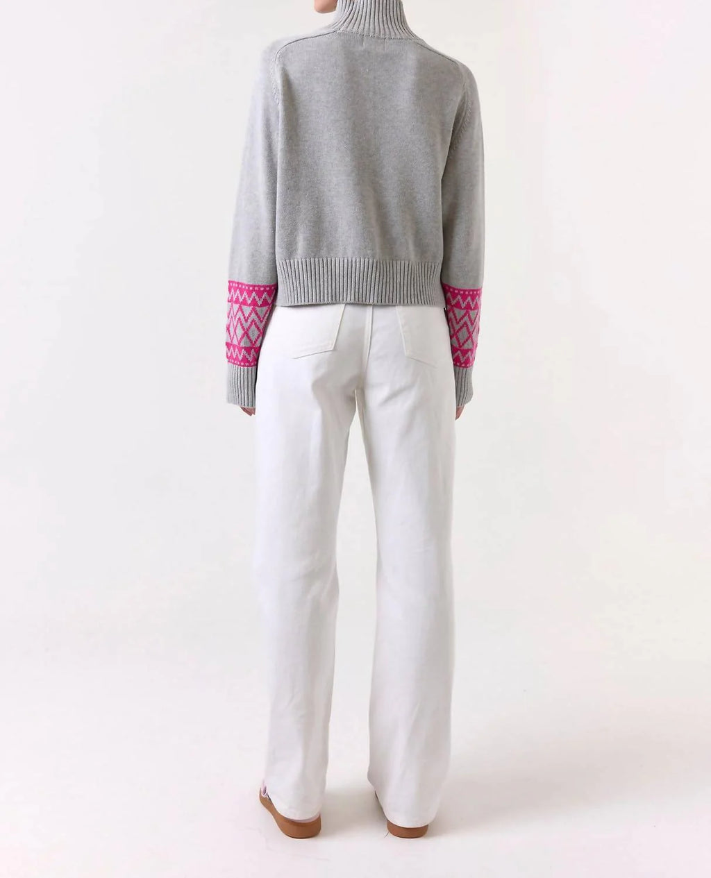 Geo Mock Neck
