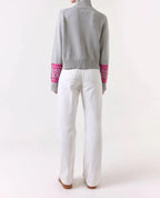 Geo Mock Neck