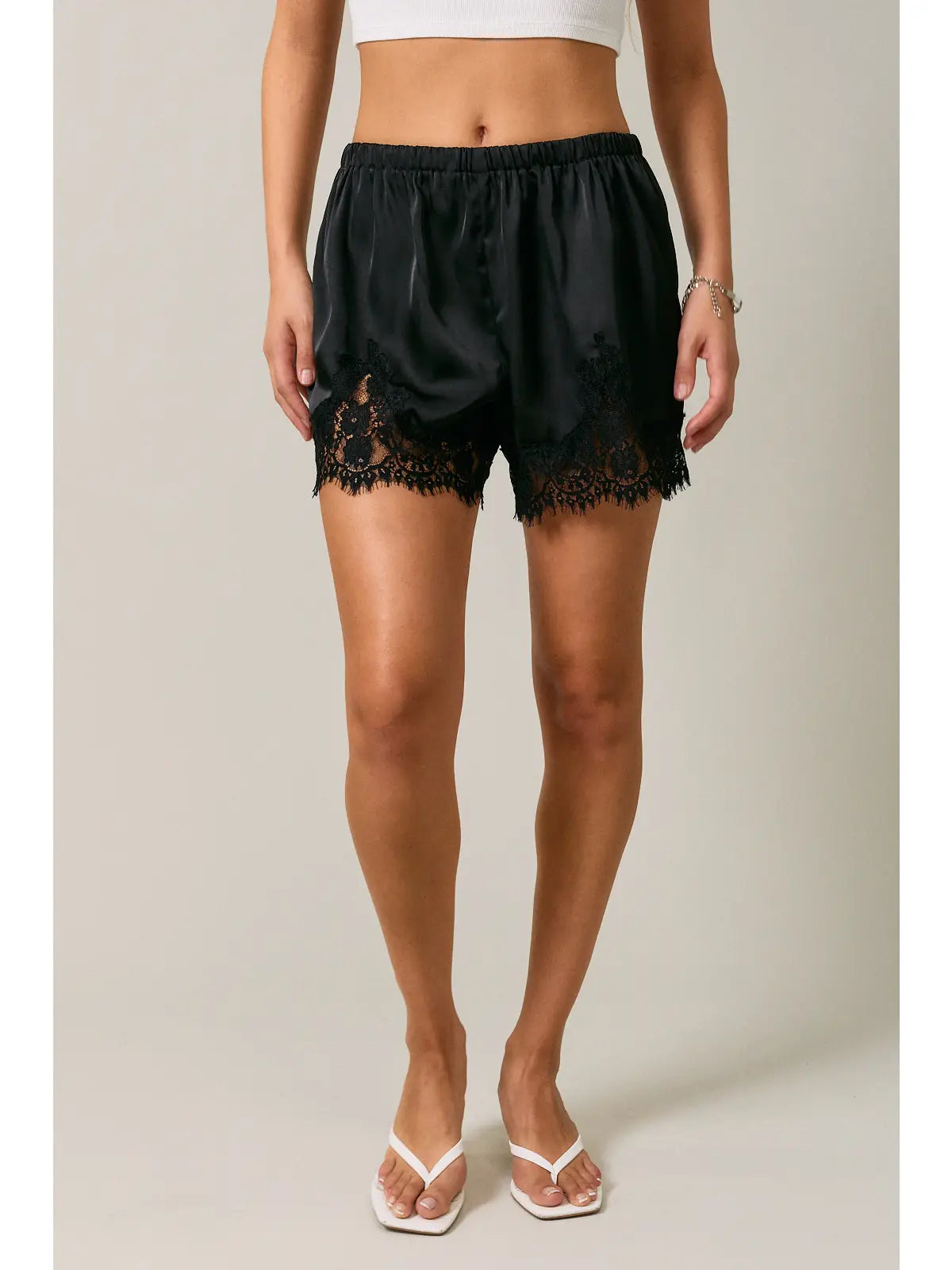 Lace Trim Shorts