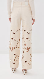 Betty Floral Cut Out Jean