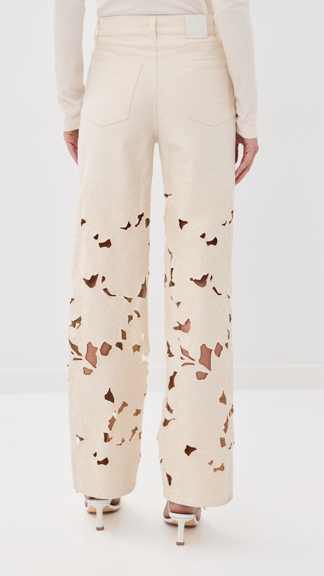 Betty Floral Cut Out Jean